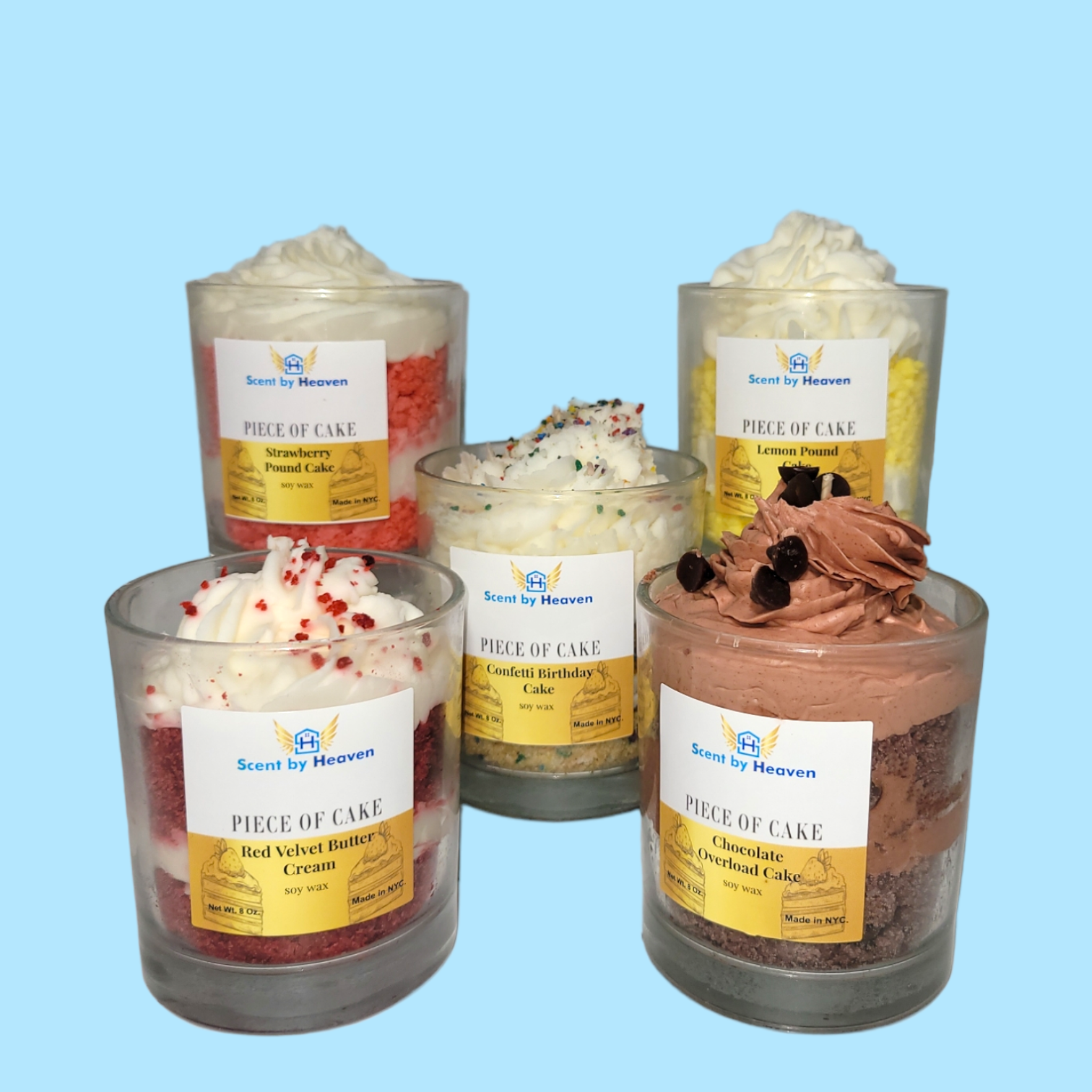 Piece of cake candle collection - Scent by Heaven