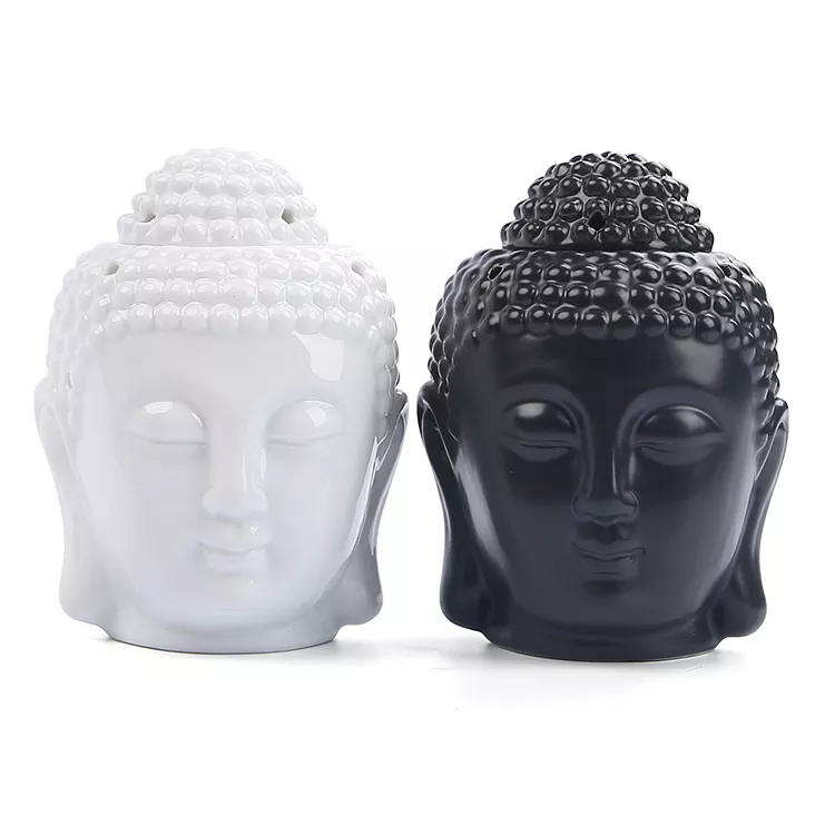 Ceramic Buddha wax and oil warmer - Scent by Heaven