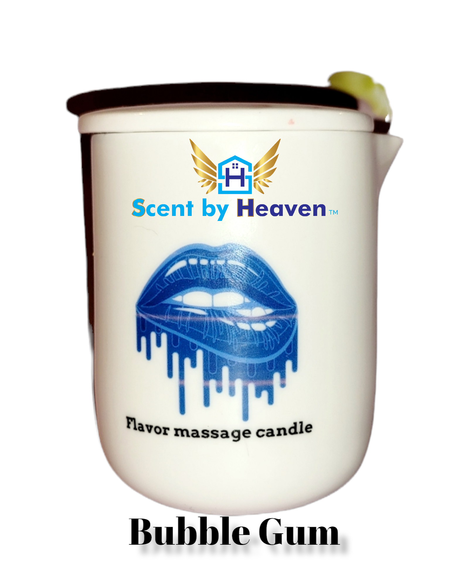 Massage flavored candle