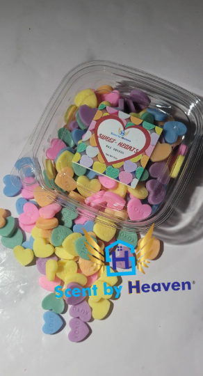 Sweet-Hearts wax embeds for candles